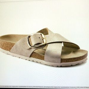 Birkenstock sienna rose gold 37